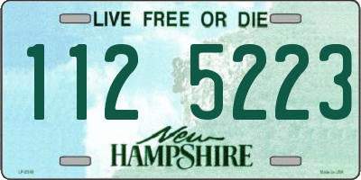 NH license plate 1125223