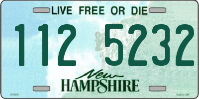 NH license plate 1125232