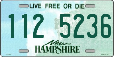 NH license plate 1125236