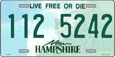 NH license plate 1125242