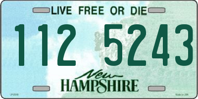 NH license plate 1125243