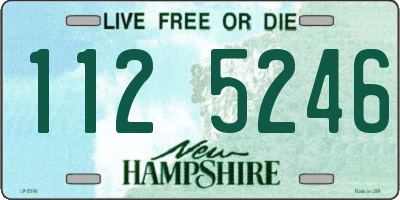 NH license plate 1125246