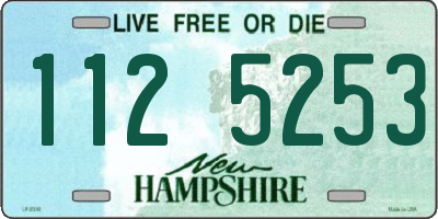 NH license plate 1125253