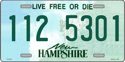 NH license plate 1125301