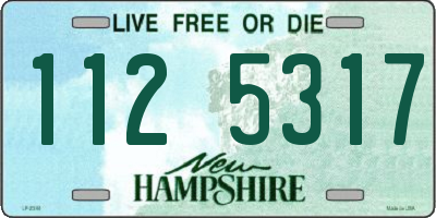 NH license plate 1125317
