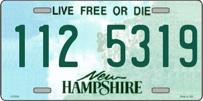 NH license plate 1125319