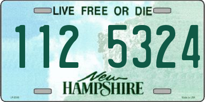 NH license plate 1125324