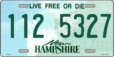 NH license plate 1125327