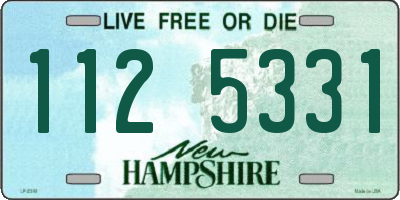 NH license plate 1125331