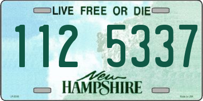 NH license plate 1125337
