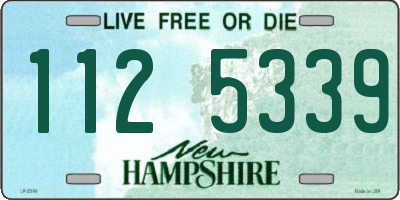 NH license plate 1125339