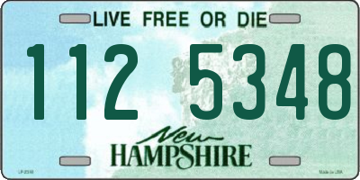 NH license plate 1125348