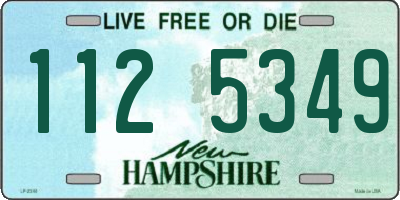 NH license plate 1125349