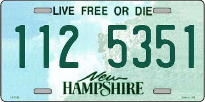 NH license plate 1125351