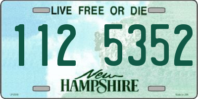 NH license plate 1125352