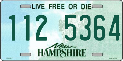NH license plate 1125364