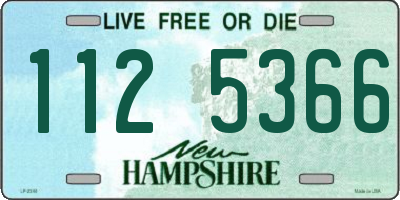 NH license plate 1125366