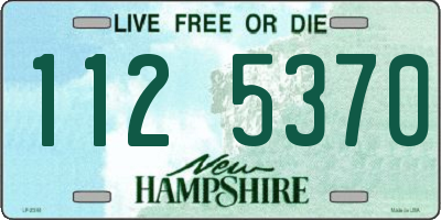NH license plate 1125370