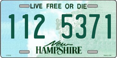NH license plate 1125371