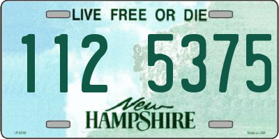 NH license plate 1125375