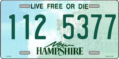 NH license plate 1125377