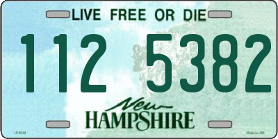 NH license plate 1125382