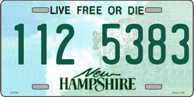 NH license plate 1125383