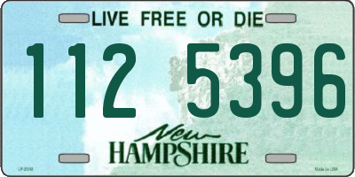 NH license plate 1125396