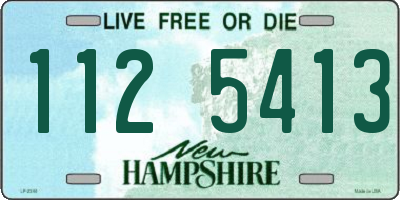 NH license plate 1125413