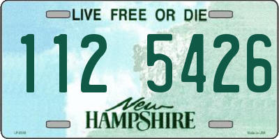 NH license plate 1125426