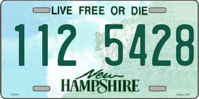 NH license plate 1125428
