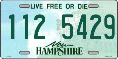 NH license plate 1125429