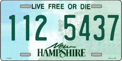 NH license plate 1125437