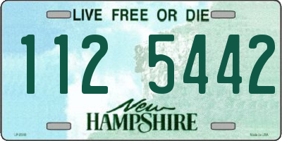 NH license plate 1125442