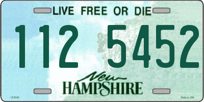 NH license plate 1125452