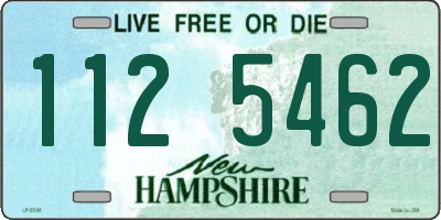 NH license plate 1125462