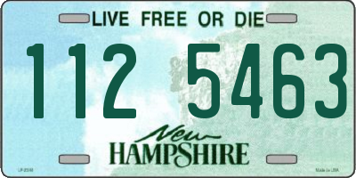 NH license plate 1125463