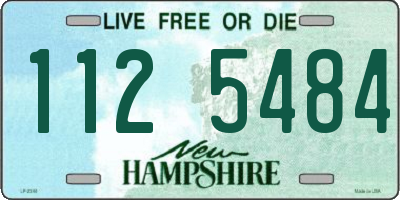 NH license plate 1125484