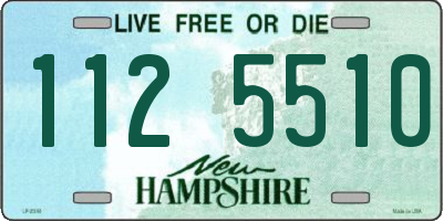 NH license plate 1125510