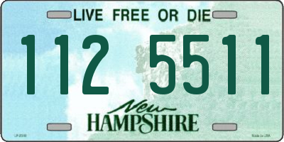 NH license plate 1125511