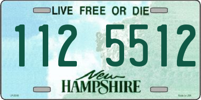 NH license plate 1125512