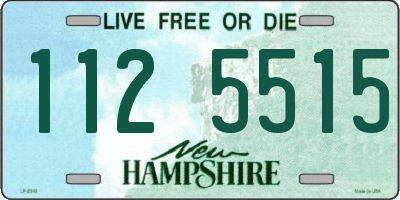 NH license plate 1125515