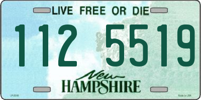 NH license plate 1125519