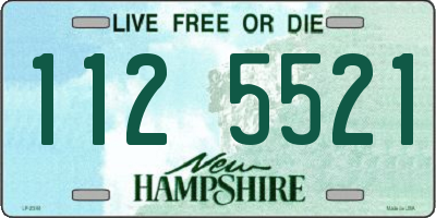 NH license plate 1125521