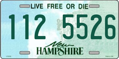 NH license plate 1125526