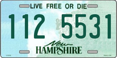 NH license plate 1125531