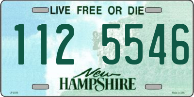 NH license plate 1125546