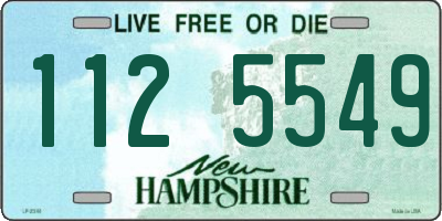 NH license plate 1125549