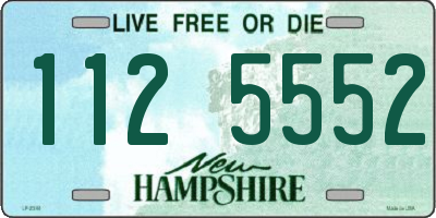 NH license plate 1125552