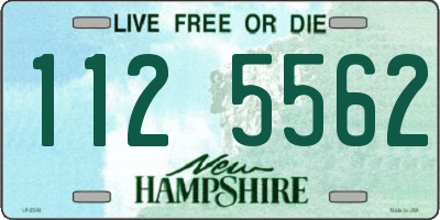 NH license plate 1125562